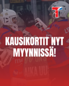 Hanki VIP- tai normaali kausikorttisi nyt, jotta saat ajoissa napattua paikkasi Kotkan jäähallin lehtereiltä suomisarjakaudelle 2025–2026!