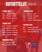 Kotiottelut 2025–2026.