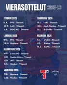 Vierasottelut 2025–2026.