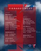 Vierasottelut 2026–2027.