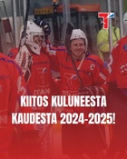 Iso kiitos kaikille tahoille kuluneesta kaudesta 2024–2025!
