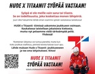 Hude x Titaanit – kaukalosta taisteluun syöpää vastaan!